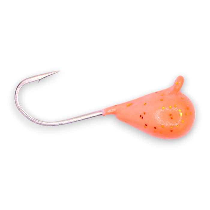 Kenders Outdoors TANGERINE GOLD FLAKE GLOW TUNGSTEN JIG