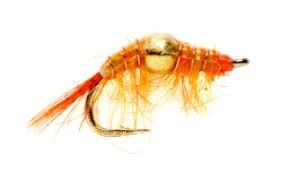 Материал для вязания мушек Fulling Mill Bead Body Scud - Orange