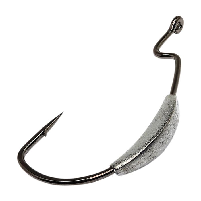 Крючки Gamakatsu EWG Monster Weighted Hooks - Black - 5/0 - 1/4oz