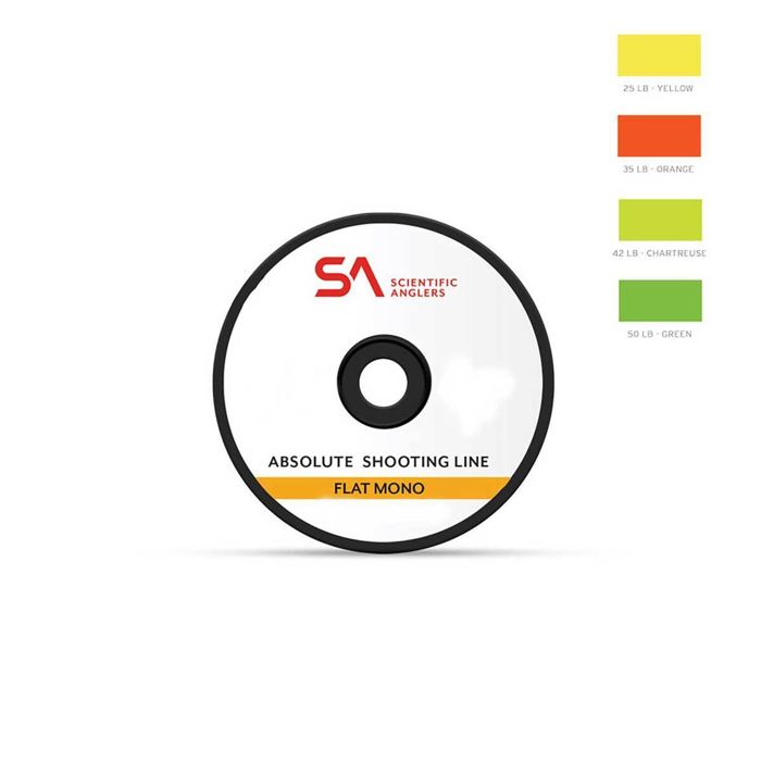 Нахлыстовый шнур Scientific Anglers Absolute Flat Mono Fly Fishing Shooting Line - 50lb, G