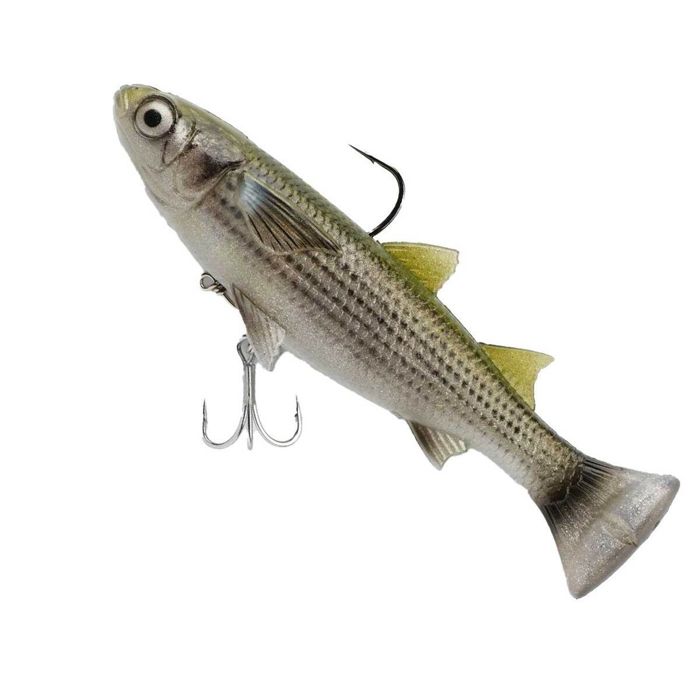 Свимбейт Savage Gear 3D LT Mullet Pro Soft Swimbait - Green Silver Mullet, 8in, 4-1/2oz, 1