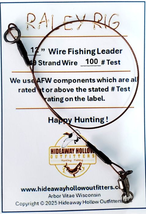 Поводковый материал Raley Rig Musky Leaders