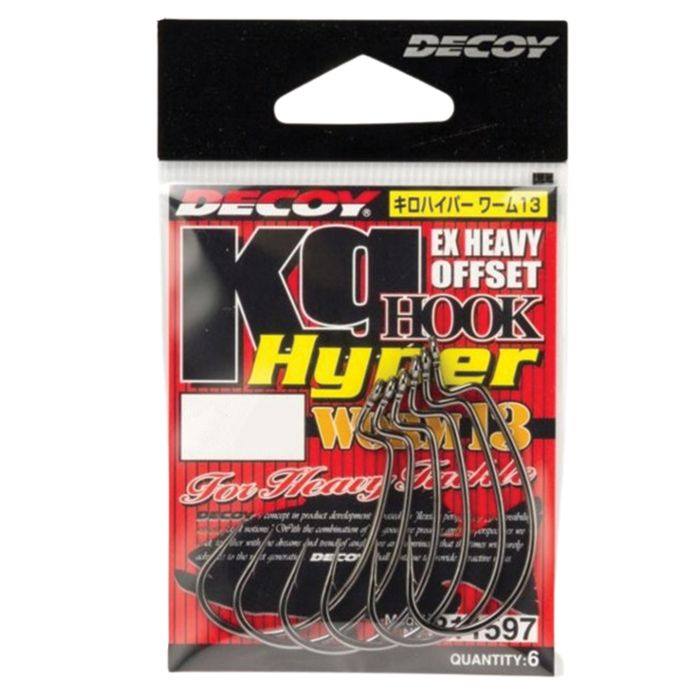Крючки Decoy Worm13 KG Hyper Worm Hook - 2/0 (6 Pack)