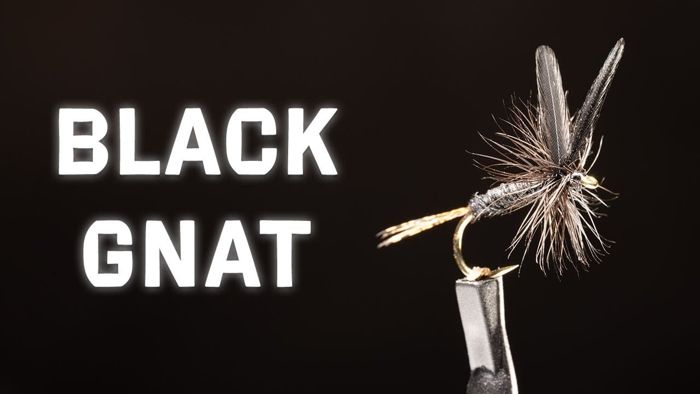 Набор для вязания мушек Trident Black Gnat Dry Fly Tying Video Material Kit