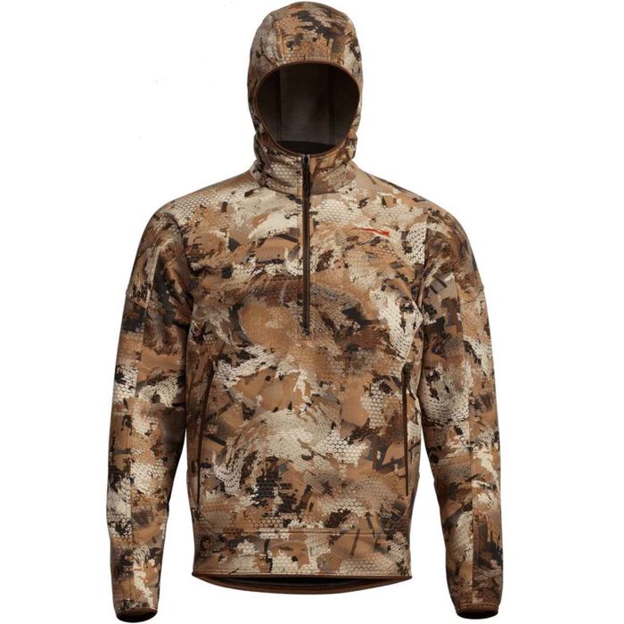 Рыболовная рубашка Sitka Alpha Fleece Hoodie - Optifade Waterfowl Marsh