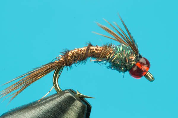 Мушки Big Y Fly Co. Phlaming Pheasant Tail - Beadhead