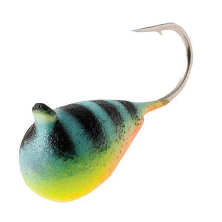 Зимняя приманка Clam Dave Genz Tungsten Drop Jig Ice Fishing Jig - Glow Red, 1/16oz