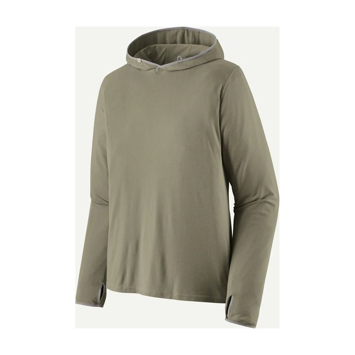 Рыболовная рубашка Fly Fish Food Logo - Patagonia M's Tropic Comfort Natural Sun Hoody - R