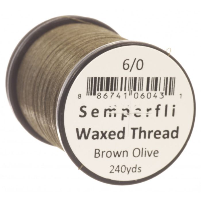 Нить для вязания мушек J. Stockard Fly Fishing Classic Waxed Thread 6/0 - 240 yards