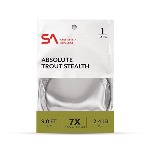 Поводковый материал Scientific Anglers Absolute Trout Stealth Leader 9'