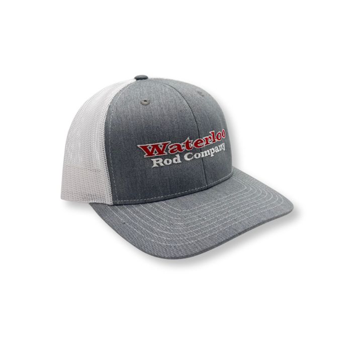 Головной убор Richardson Waterloo Heather Grey and White Cap - Red and White OG Logo