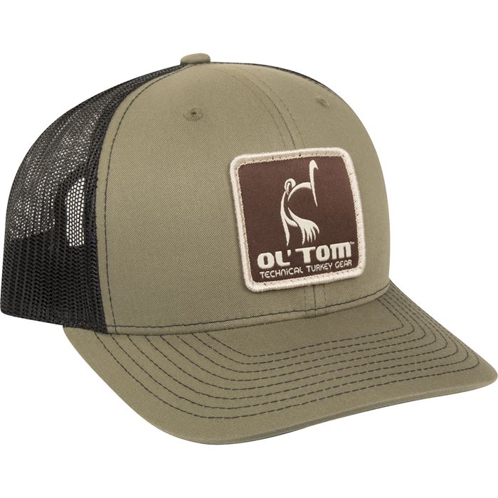 Головной убор Ol' Tom Mesh Back Patch Cap - Olive / One Size Fits Most