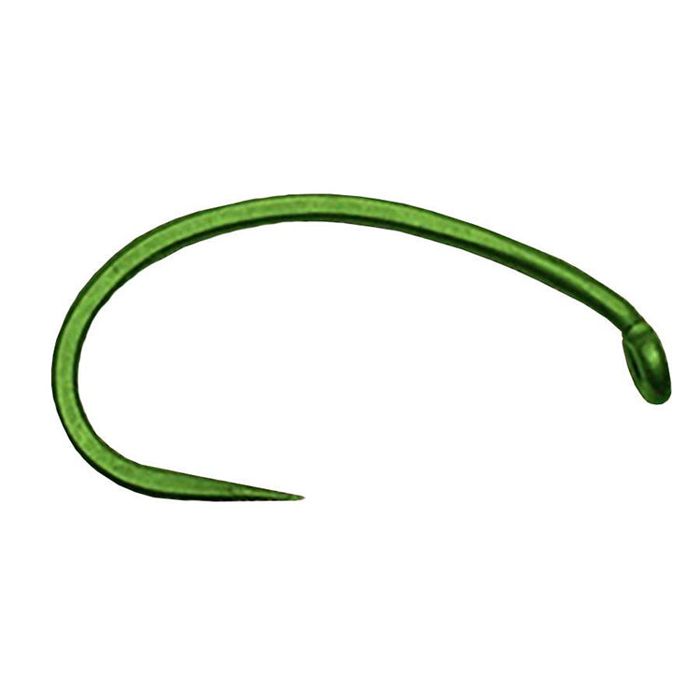 Крючки J. Stockard Fly Fishing 1924 Barbless Scud Fly Hook - Matte Green
