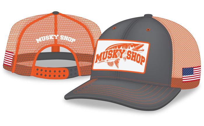 Головной убор Musky Shop Charcoal Blaze Mesh Trucker Cap