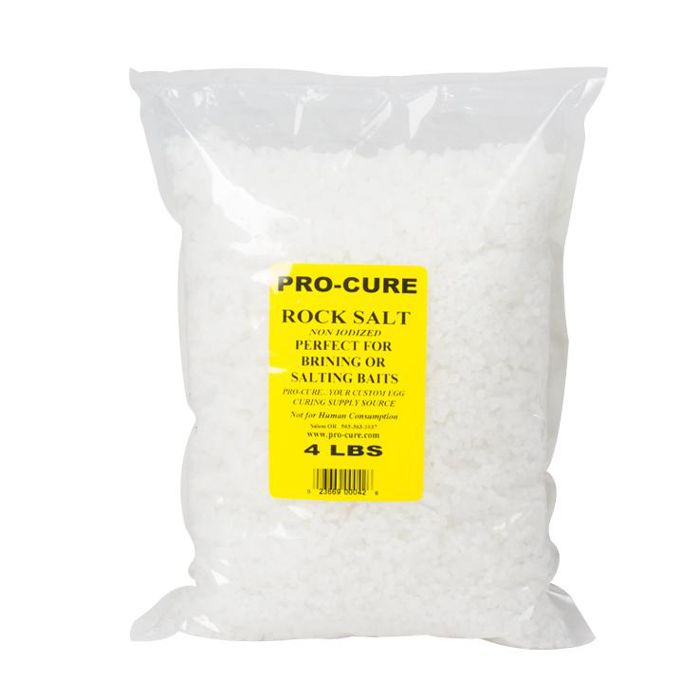 Соль для засолки наживки Pro-Cure Baits, Scents, & Cures Pro Cure Rock Salt 4 lb. Bag