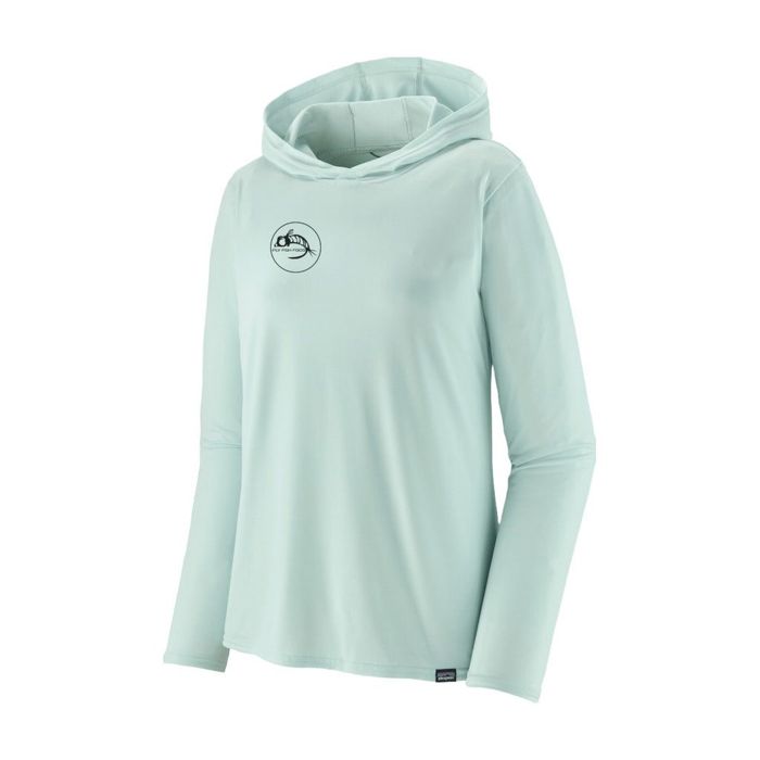 Рыболовная рубашка Fly Fish Food Logo (Front) - Patagonia W's Capilene Cool Daily Hoody