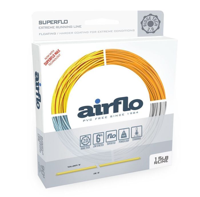 Нахлыстовый шнур Airflo Ridge 2.0 Extreme Running Line - 50lb Gray
