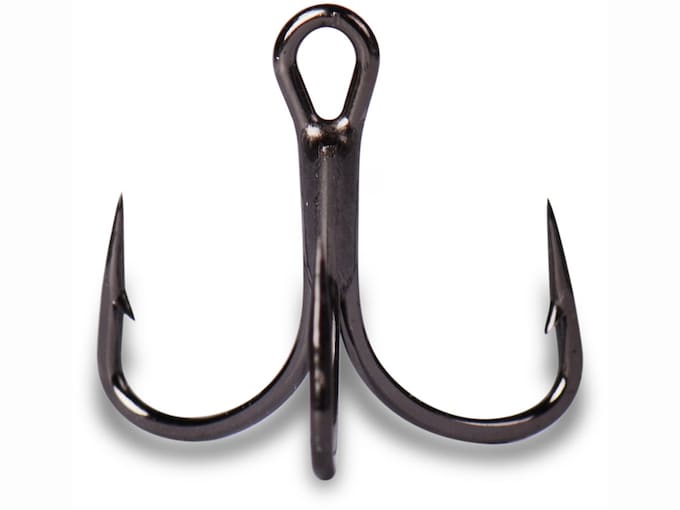 Крючки Mustad KVD Elite Triple Grip Short 2x Hook #4 Black Nickel 11PK