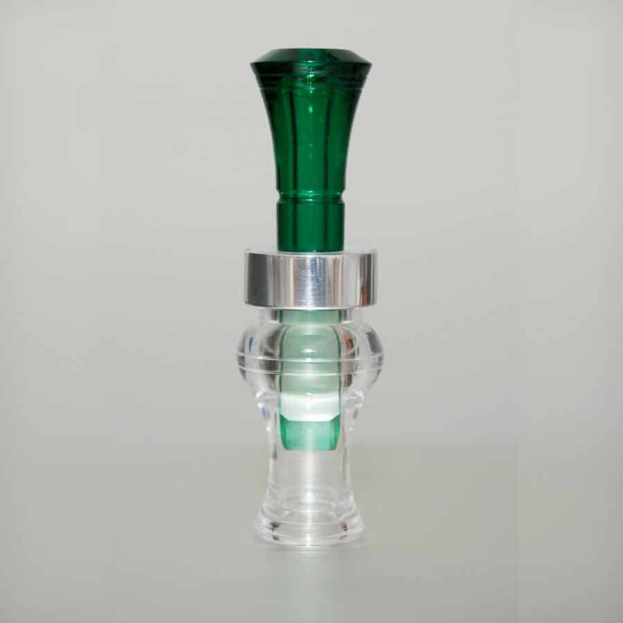 Манок Echo Calls PolyCarbonate Timber Duck Calls - Clear & Green - Single Reed