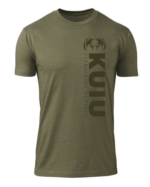 Рыболовная рубашка KUIU Solid Vertical T-Shirt | Military Green