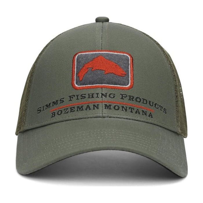 Головной убор Simms Trout Icon Trucker Hat - Smokey Olive