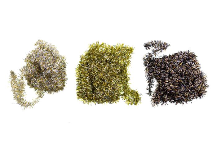Материал для вязания мушек Hareline Holographic Cactus Chenille