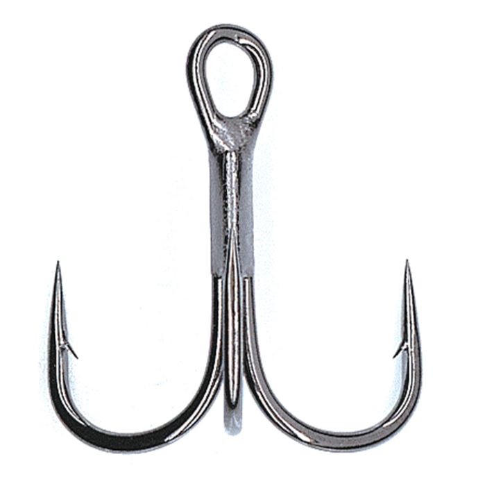 Крючки Hayabusa U.S.A.,INC. Hayabusa Premium Treble Hook Black Nickel - 6 Pack - Multiple