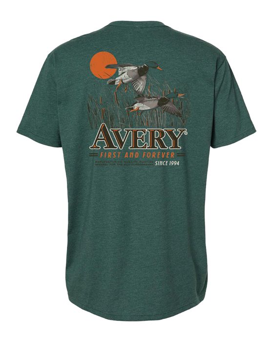 Рыболовная рубашка Avery Cattail Mallards Short Sleeve Tee