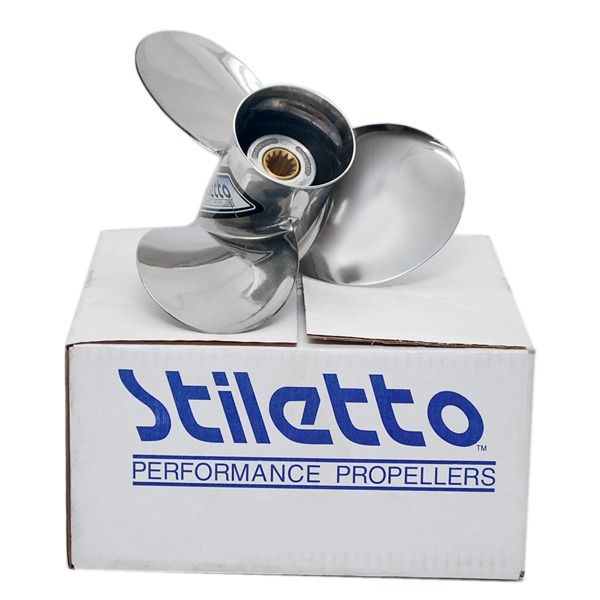 Гребной винт Marine Applications Stiletto 22009 OMC Performance Boat Propeller | 3-RH 12 x