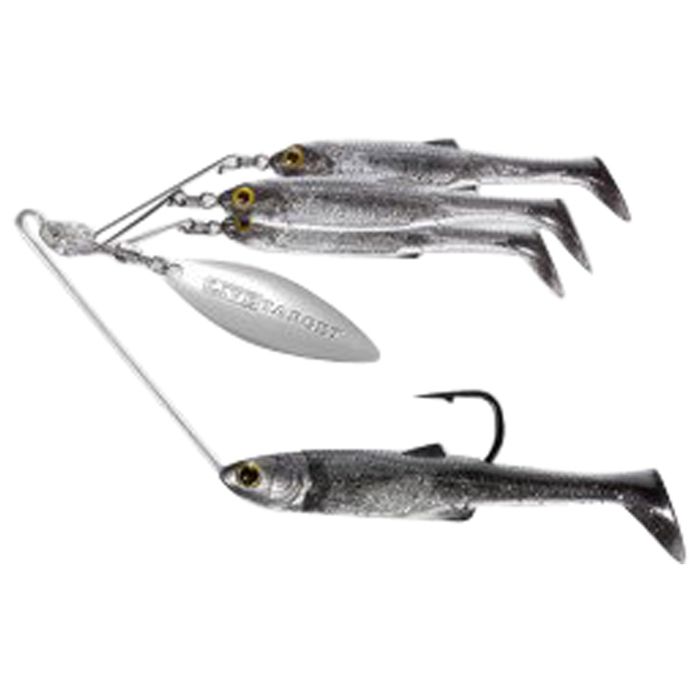 Оснастка-зонтик Live Target Baitball Spinner Rig Umbrella Rig - Smoke/Silver, 1/2 oz