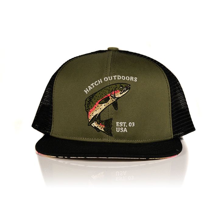 Липгрип или весы Hatch Outdoors, INC Fish Scale Flat Bill, Rainbow Trout