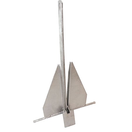 Якорь Overton's Fluke-Style Galvanized Boat Anchor, 9 lbs.