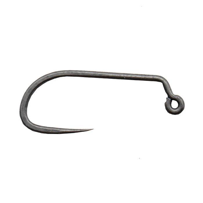 Крючки J. Stockard Fly Fishing 4698 60 Degree Barbless Jig Hook - Matte Gray