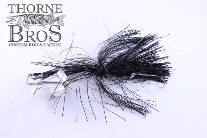 Приманка Ruff Tackle Rad Dog Tinsel Buzz - Black/Nickel