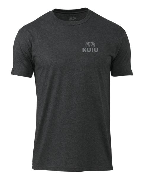 Рыболовная рубашка KUIU Ram Chest Logo T-Shirt | Charcoal