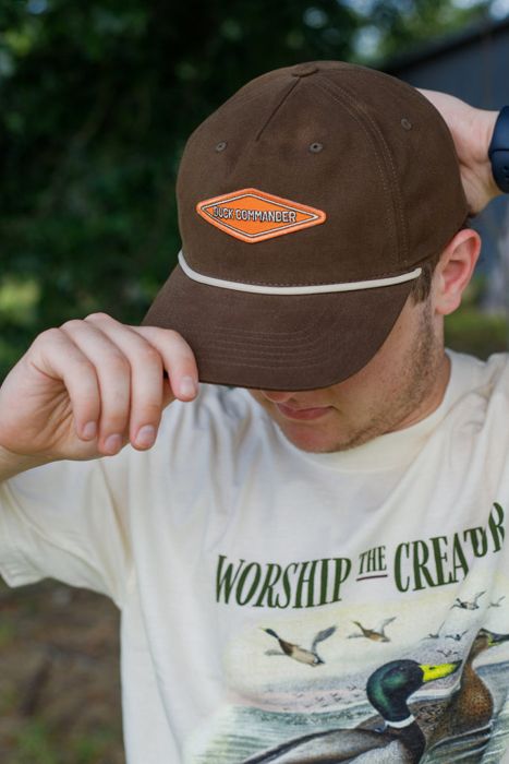 Головной убор Duck Commander Brown Diamond Rope Hat