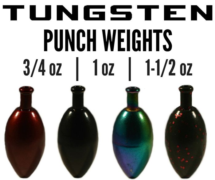 Грузила Kenders Outdoors TUNGSTEN PUNCHING WEIGHTS