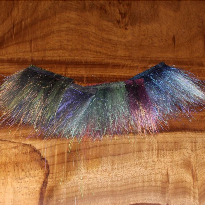 Материал для вязания мушек J. Stockard Fly Fishing Ice Dub Minnow Back Shimmer Fringe
