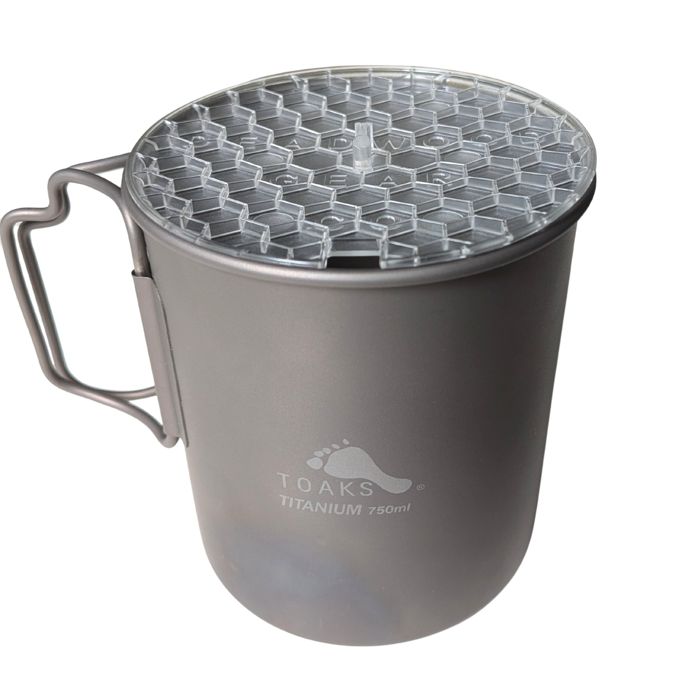 Походная посуда Beehive Pot Lid by Deadwood Gear Co.