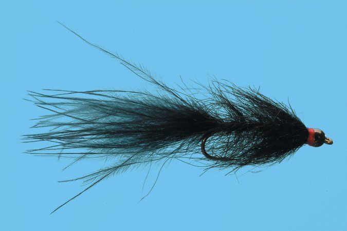 Материал для вязания мушек Hale Bopp Leech Bead Head - Black - #8