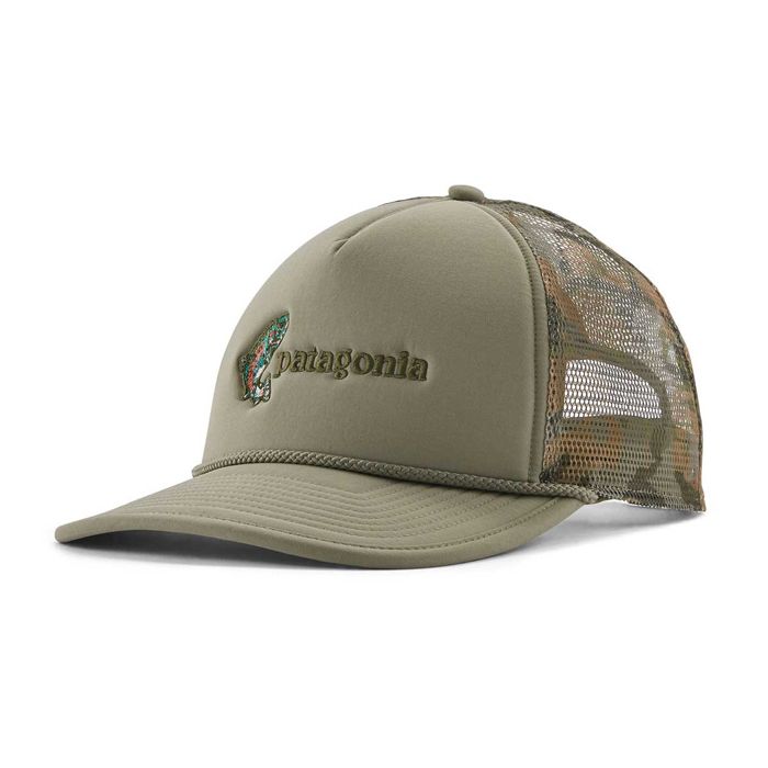 Головной убор Patagonia Broadcaster Hat - Fish Jump River Rock Green / One Size