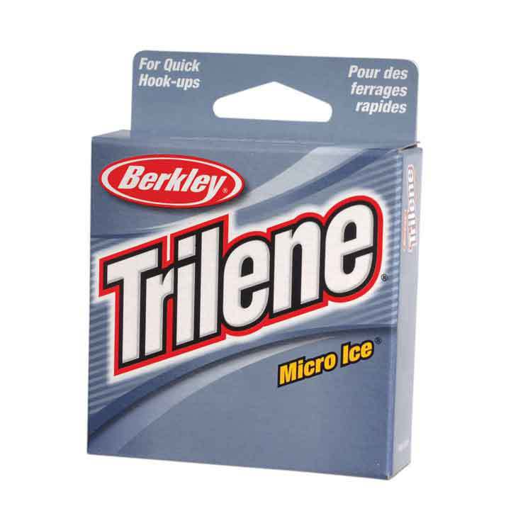 Монофильная леска Berkley Trilene Micro Ice Ice Fishing Line - Clear Steel, 8lb, 110yds