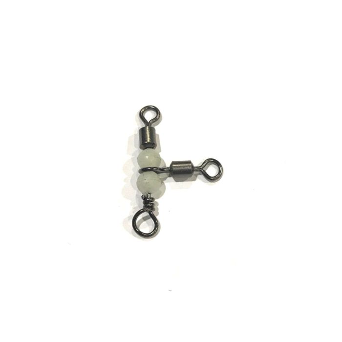 Материал для вязания мушек Tsunami Rolling T Swivel with Glow Beads