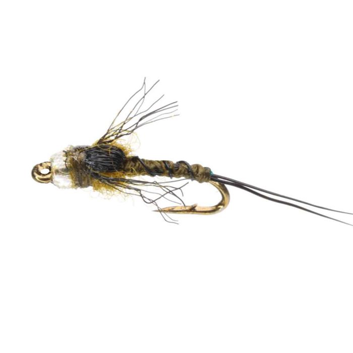 Мушки RoundRocks Bead Baetis Nymph Fly - 6 Pack
