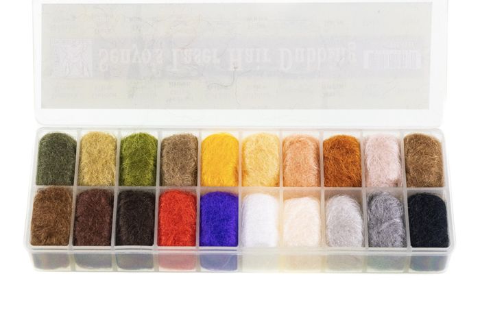 Материал для вязания мушек Hareline Senyo's Laser Hair Dubbing - Multi Color Assortment w/