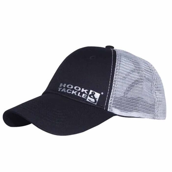 Головной убор Hook & Tackle Metallica Black/White Mesh Fishing Trucker Hat