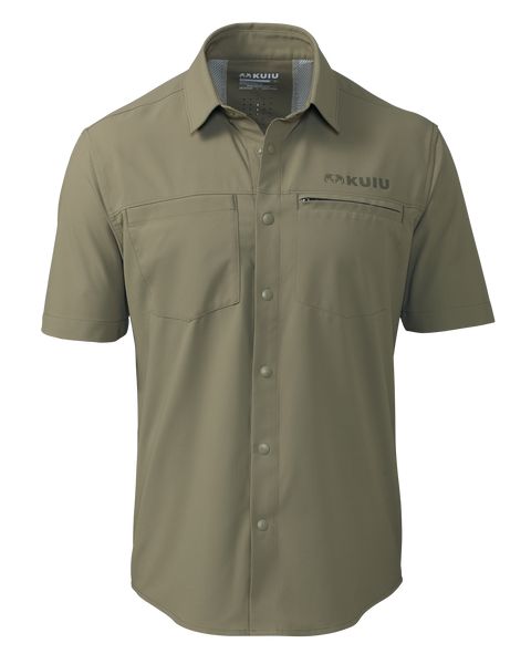 Рыболовная рубашка KUIU Mesa Vented SS Snap Shirt | Khaki