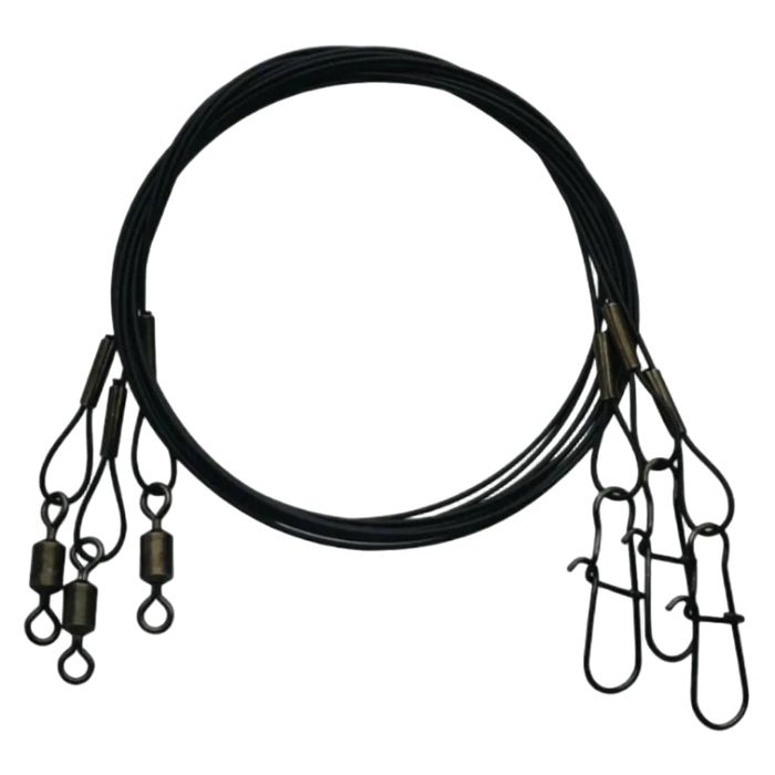 Поводковый материал Eagle Claw Steel Leader - Black