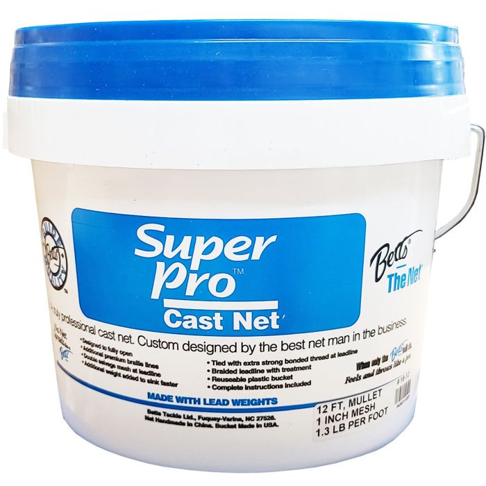 Подсачек BETTS TACKLE LTD. BETTS S PRO 18-12 Mullet cast net
