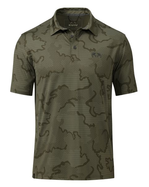 Рыболовная рубашка KUIU Performance Polo | Dark Sage Tonal